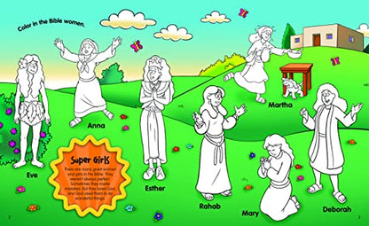 The Beginner's Bible Super Girls of the Bible Sticker and Activity Book