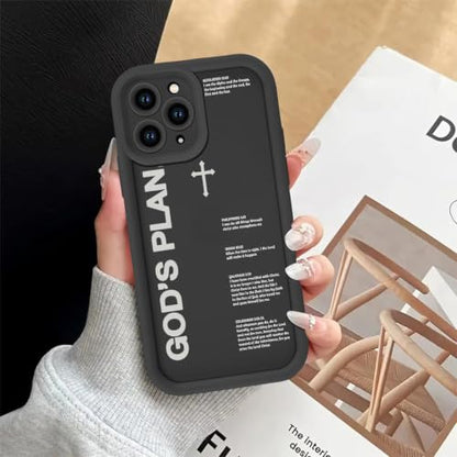 Stylish God's Plan Isaiah 60:22 Bible Verse Jesus Cross Christian Phone Case for iPhone 17e/iPhone 16e Case Shockproof Soft Protective for Women Cover Funda for iPhone 17e/iPhone 16e 6.1 Inch - color: Christian