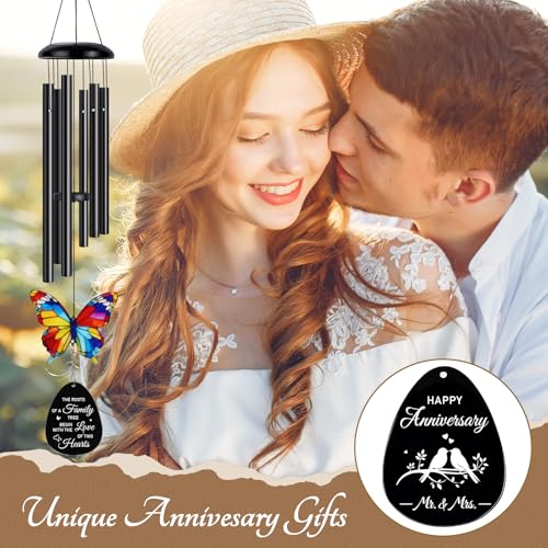 Anniversary Wind Chimes Gifts for Couples,Mr & Mrs Gifts - color: Anniversary Gift