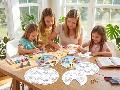 Maqiauly 32 Sets Christian Armor of God Craft Kit VBS Christian Supplies