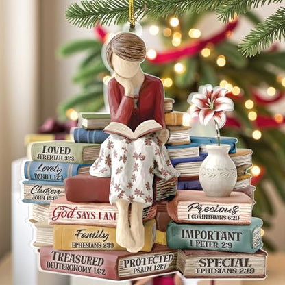 Christian Bible Gifts for Women, God Says I Am Car Hanging Ornament for Mom - color: G Says You Are - Ao Do