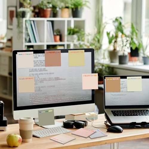 Yinder 24 Pcs Inspirational Sticky Notes Gifts, Thank You, Boho - color: Boho, size: Thank You