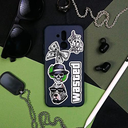 100Pcs Gangster Stickers, Gangster Decals, Skull Stickers, Mafia Laptop Decals, Gifts for Women & Men - color: Gangster Stickers