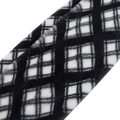 LA CARRIE Womens Leopard Print Infinity Scarf Loop Circle Neck Warmer - color: Black Plaid