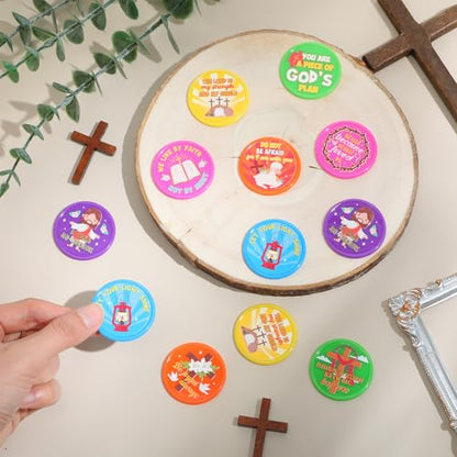 Eersida 120 Pcs Christian Coins Bulk Bible Verse Jesus Tokens, Novel - style: Novel