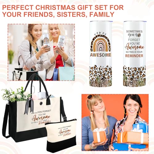 Silkfly 3 Pcs Grandma Tumbler Tote Bag Set, You're Awesome - style: You're Awesome