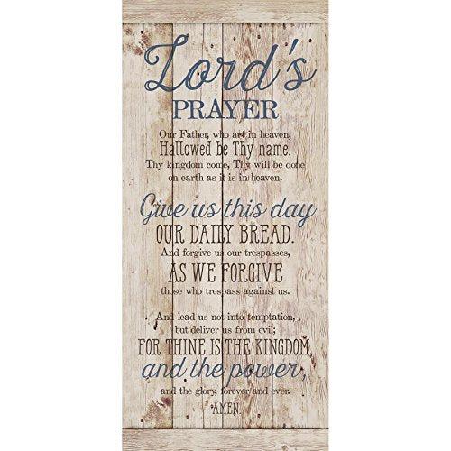 Marriage Prayer and Lord's Prayer Wall Decor Set By Dexsa 5.5 x 12 Wood Plaques