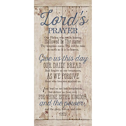 Marriage Prayer and Lord's Prayer Wall Decor Set By Dexsa 5.5 x 12 Wood Plaques
