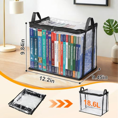 CTIME Waterproof Clear Book Storage Bag (XL) - size: XL