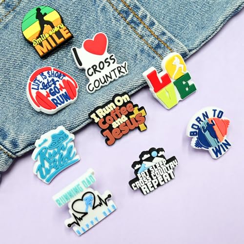 Cute Pins Bulk, Funny Lapel Badge Pins Rubber Brooch Pins for Backpacks, Hats, Bags - style: Running-30PCS