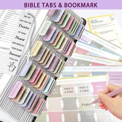 Purple Bible Study Journaling Kit for Women,Bible Learner Supples set - color: purple