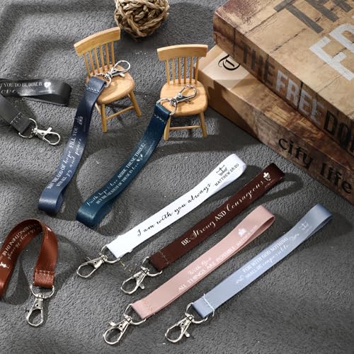 Roowest 120 Pcs Christian Bible Verse Keychains Gifts Bulk - color: Dark Color