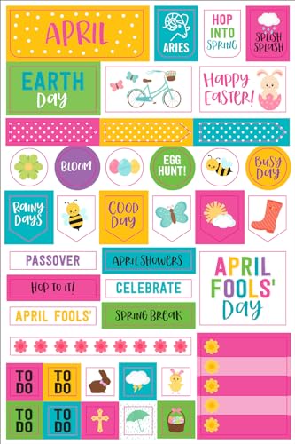 Essentials Month By Month Planner Stickers (Set of 475 Stickers)