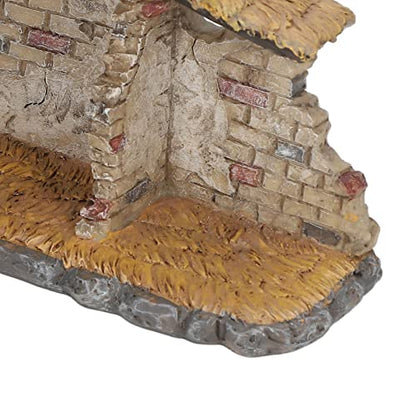Nativity Scene, Christmas Manger Shed Statue Resin Material Multi Purpose for Gifts