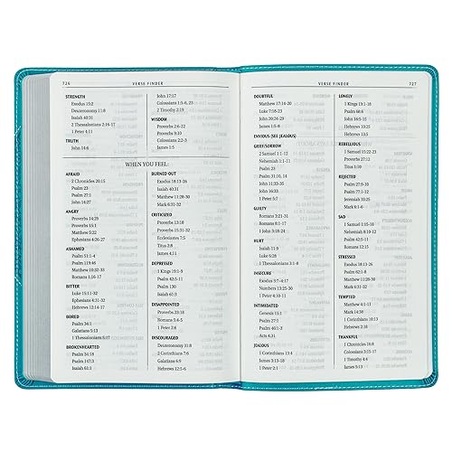 KJV Holy Bible, Gift Edition for Girls/Teens King James Version, Faux Leather Flexible Cover, Teal Butterfly (KJV Gift Editions)