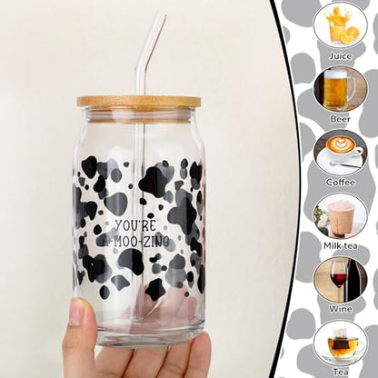 Watersay 64 Pcs Cow Gifts for Women Men Cow Print Stuff - style: Cow