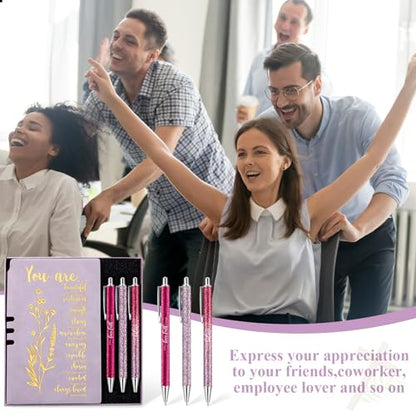 Affrolling 5 Pcs Christian Gifts for Women Church Religious Gifts A6 Bible Leather Notebook Pens with Box Prayer Journal for Men Bible Study Pastor's Wife Godmother Father(Purple) - color: Purple