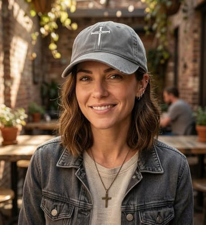 Funny Embroidered Baseball Cap Unisex - color: Pigment Gray1