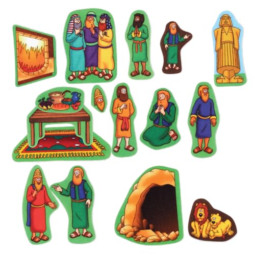 Little Folk Visuals Beginners Bible: Daniel Precut Felt Pieces, 16 Pieces Set