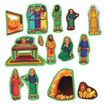 Little Folk Visuals Beginners Bible: Daniel Precut Felt Pieces, 16 Pieces Set