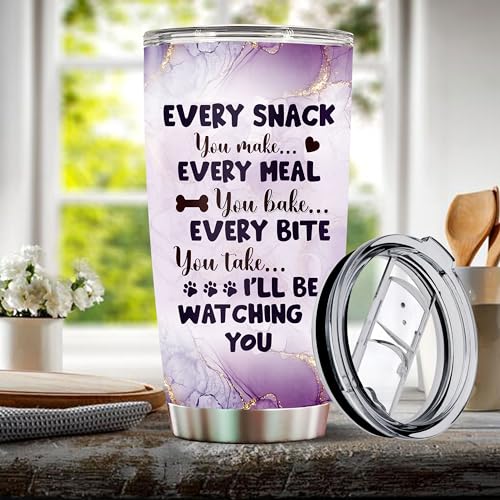Personalized Dog Tumbler Gifts for Men Women Travel Cup Coffee Mug Insulated Stainless Steel 20oz With Lid Custom Name Photo Gift for Pet Owners Dog Lovers - color: DOG