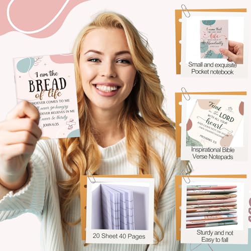 Kinlop 30 Pcs Christian Gifts for Women Small Prayer Journals, Bohemia - style: Bohemia