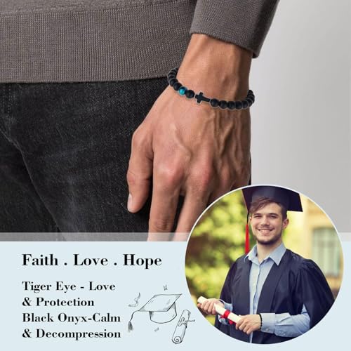 First Day of School Bracelets, Back to School Bracelets Mommy and Me - color: 1PCS Black