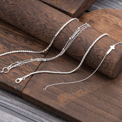 Silpada 'Simplex Cross' Bracelet in Sterling Silver