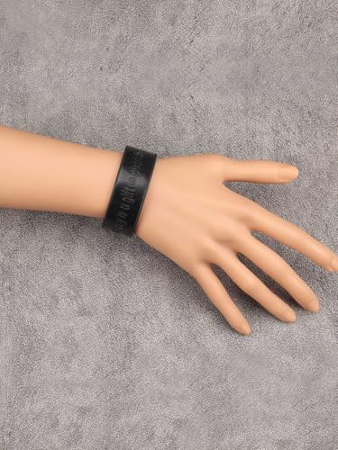 GelConnie Leather Cuff Bracelet Punk Braided Bracelets Rock Leather Wristbands Faux Mens Leather Bracelet Gothic Viking Bangle Adjustable Wrap Bracelet for Women,Men - color: Black Leather Wrist Bands