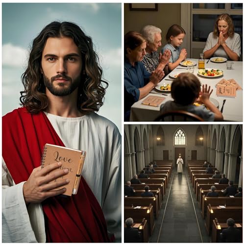 10 Pcs/5 Set of Christian Gifts Spiral Notebooks Bulk Journals with Christian Pens Prayer Journal for Women and Men, Father Day Gifts for Church Members, Bible Study Groups & Religious Families,Small Notepad (4.33" x 5.43") - size: 5 Set