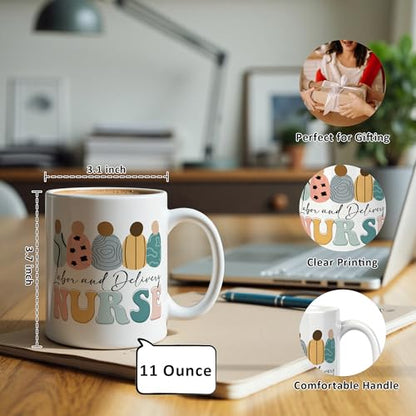 Labor and Delivery Nurse Gifts Mug 11 oz, Nursing Graduation Gifts Coffee Cups Ceramic, Nurse Appreciation Gift Ceramic Mug for Coffee Tea Hot Cocoa Home Office Work - color: 17Child