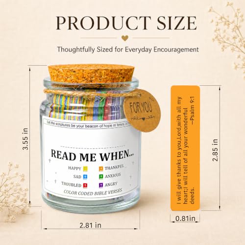 Read Me When Bible Verse Jar for Daily Encouragement