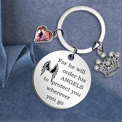 Employee Appreciation Gift Bible Verse Keychain Religious Faith Gift for Women Men, Prayer Christian Keychain, Bible Verse