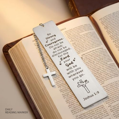 3PCS Bible Metal Bookmarks for Christian, First Communion & Religious Gift