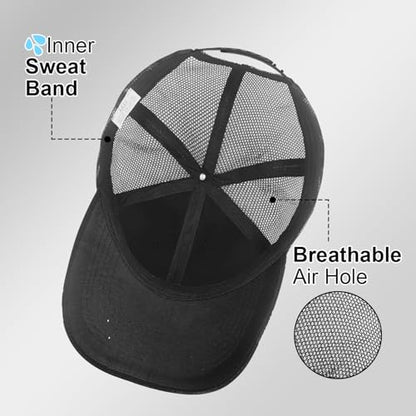 Christian Gifts, Christian Jesus Hat for Women Men Embroidered - color: Black