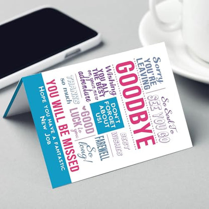 FANCYLUCKY New Job Card, Funny Goodbye Card for Women Men - style: FY-383