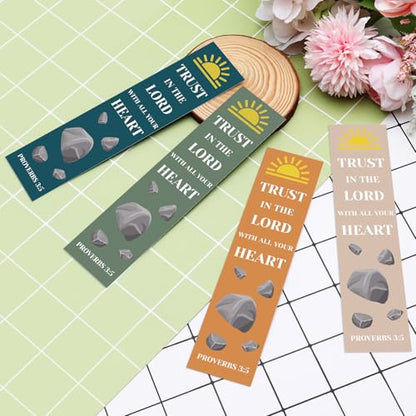 8 Pcs Bible Verse Bookmarks Inspirational Christian Gift for Women Page Markers Book Markers Set for Kids Religious Motivational Gifts for Daughter Son Faith Bookworm Book Club Reading Lovers Gift