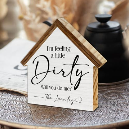Funny Laundry Room Decor, I'm Feeling a Little Dirty House - color: Dirty