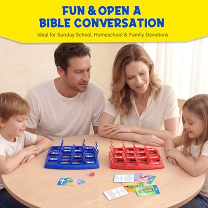Quilinz Bible Character Mystery Game for Kids, Who I Am Guessing Board Game