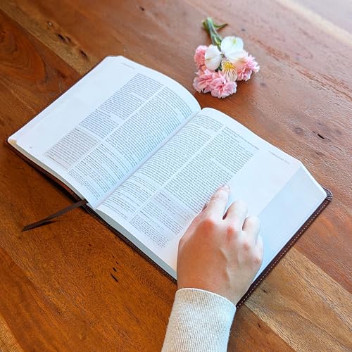Personalized ESV Journaling Study Bible | Custom Engraved Name | Wide Margin for Notes | Christian Gift for Men & Women (American Flag Wood Cross) - color: American Flag Wood Cross