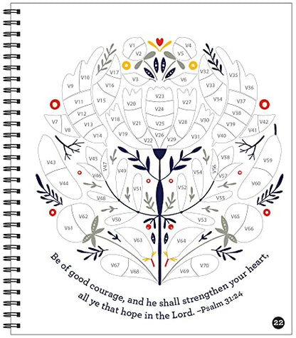 Brain Games - Sticker by Number: Psalms (28 Images to Sticker)