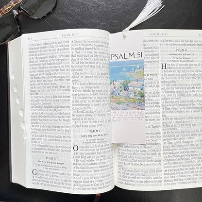 10 Pcs Christian Bookmarks for Women Unique Bookmarks Handmade Bible Christian Gifts for Women Book Lovers Readers Church Book Club