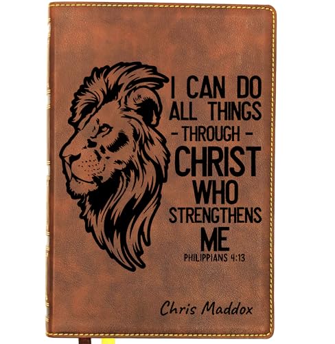 Personalized NKJV Bible, Custom Holy Bible, New King James Version (Lion of Strength) - style: Lion of Strength