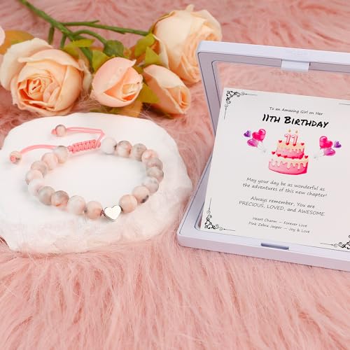 Sereney Birthday Gifts for Girls, 1-16 Year Old Girl Birthday Bracelet Gift - style: 11th Bday