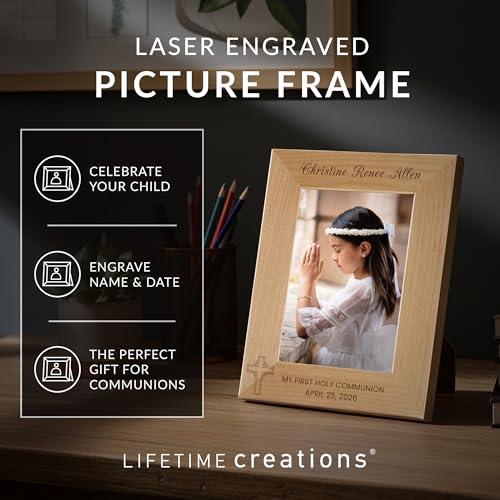 Lifetime Creations First Communion Frame 5x7, Confirmation Boys Gift - color: Custom - Option B, size: 5" x 7" Portrait