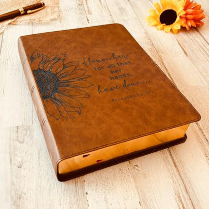STARKENBURG COMPANY Personalized CSB Bible: Create Your Own Custom Engraved Design with a Designer, Large Print Wide-Margin Christian Standard Holy Bible