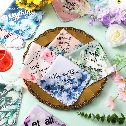Hahafelt Boho Christian Handkerchiefs for Women - style: Watercolor