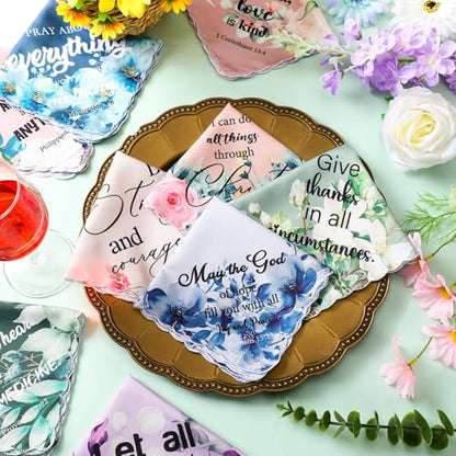 Hahafelt Boho Christian Handkerchiefs for Women - style: Watercolor