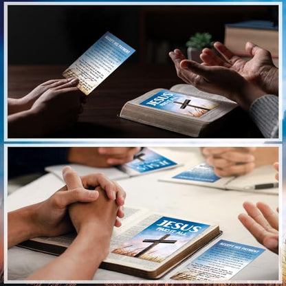 200 Pcs Gospel Tracts Salvation Cards,Cross, JESUS PAID IT ALL - style: Cross, JESUS PAID IT ALL