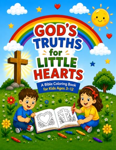 God’s Truths for Little Hearts: A Bible Coloring Book for Kids Ages 3–12